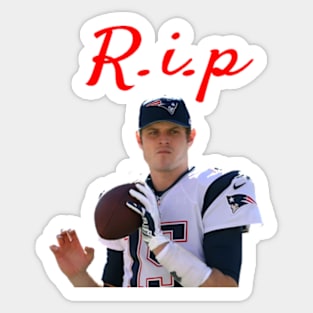 Rest In Peace Ryan Mallett, RIP Ryan Mallett Sticker